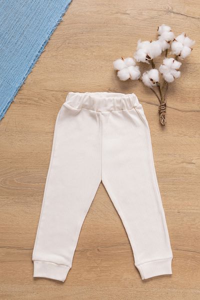 Sarebaby Baby Ribbed Leggings 100% Cotton, Flexible and Comfortable 0-5 Years
