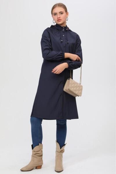 Jamila Kadın Spor Kapüşonlu Trençkot - Kap