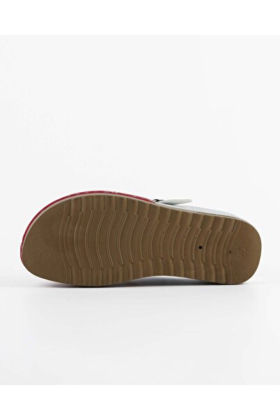 DR KLOMPA Women's Sabo - Red White - Comfort Supported Structure Stylish Design Soft Sole Suitable for Daily Use