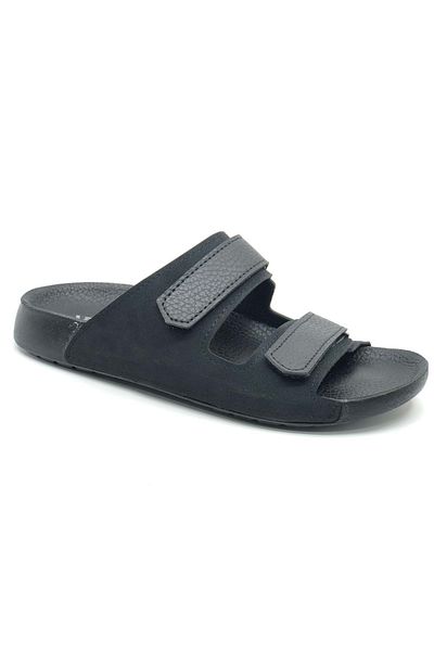 KOCAMANLAR Aryan 80-012 Dr. Recommended Orthopedic Men's Slippers Black