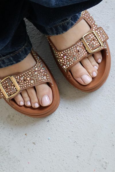 Sister in Love Elena Stone Thick Sole Women's Slippers