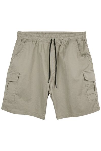 tambattal Cargo Pocket Plus Size Gabardine Shorts (Comfortable Fit)