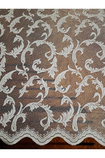 AltoMare Desenli Fransız Dantel Kdk Tül Perde (Dikimsiz Sadece Kumaş)