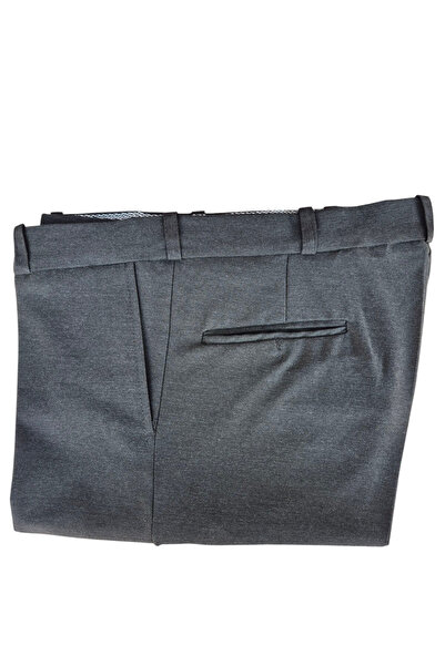 DostumGiyim Ανδρικό υφασμάτινο παντελόνι κλασικής κοπής Άνετο και μοντέρνο μαύρο πολυβισκόνη Παρακαλούμε ρωτήστε για το μέγεθος