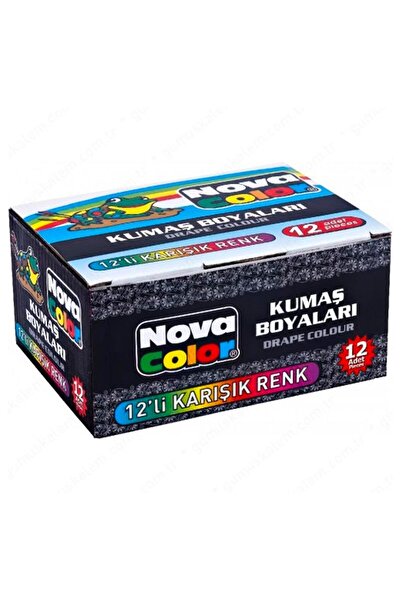 Nova Color 12'li Kumaş Boyası Nc-192