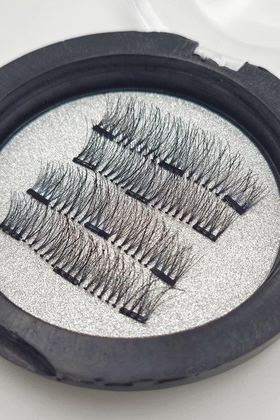 ruby face Doğal Görünümlü Manyetik Mıknatıslı Tam Boy Takma Kirpik & Klips Makası- No:1