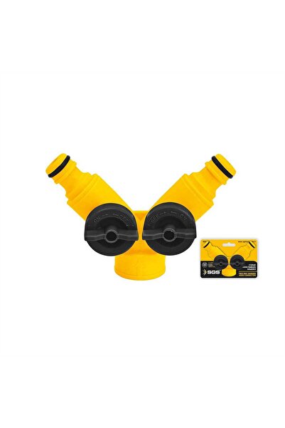 SGS 2 Outlet 1/2 Faucet Connection Adapter |   Garden Irrigation and Double Outlet Control Valve