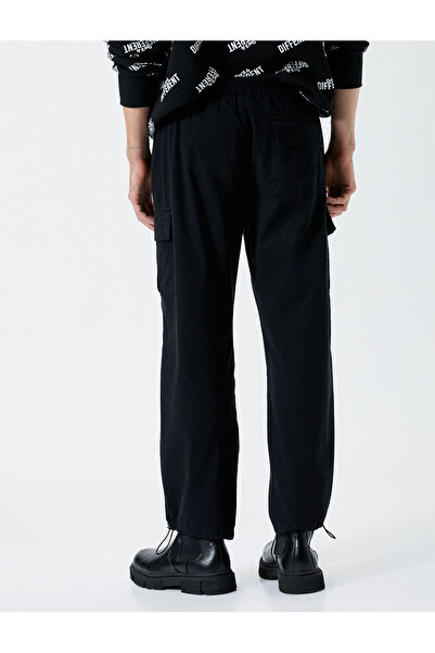 Koton Parachute Trousers Loose Cut With Stopper Cargo Pocket Detail