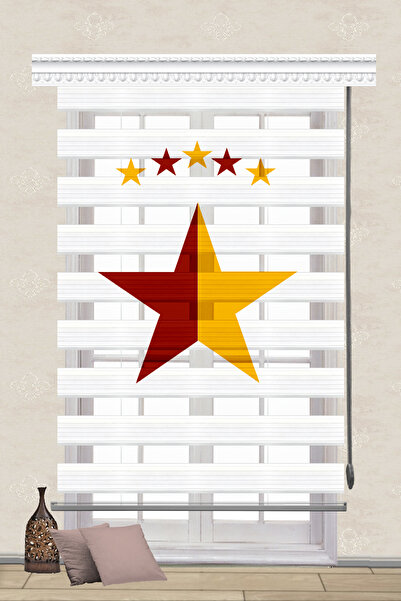 serir home Taraftar Baskılı Perde Zebra Perde (EN*BOY) Sr-1999