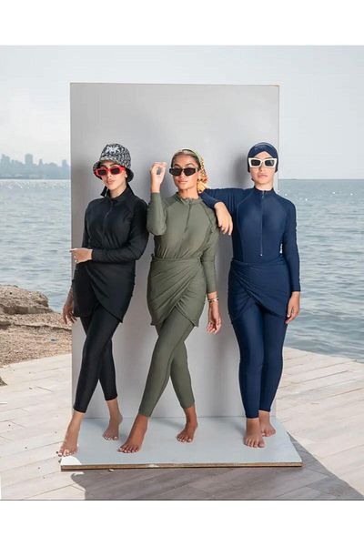 ns tasa Lara Model Design Hijab Swimsuit