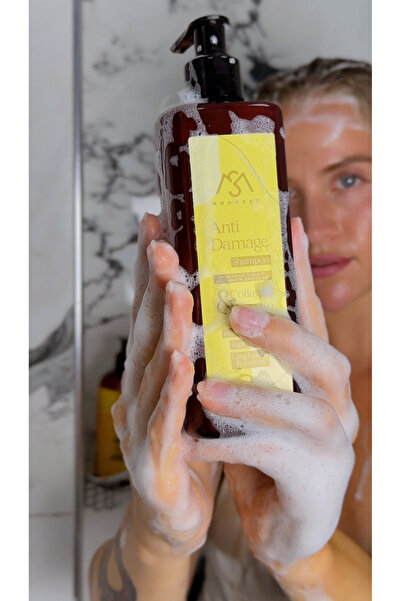 moonset Yıpranmış Saçlar Için Onarıcı Bakım Kolajen Keratin Içerikli Saç Bakım Şampuanı X 2 Adet