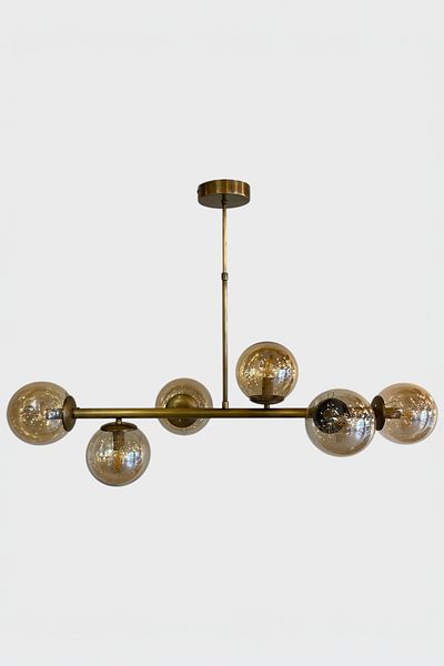 Favori Aydınlatma Table Top Antique 6 Row Globe Chandelier