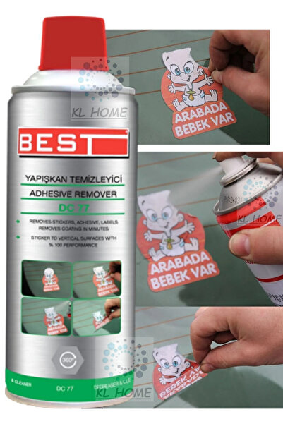 KL HOME Yapışkan Etiket Temizleyici Etiket Sticker Sökücü- 400 ml ( 5 SENE SON KULLANIM TARİHİ )