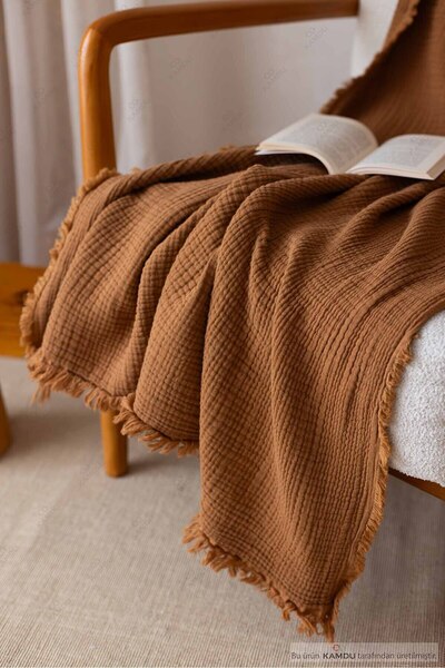 lemsel 100X200 cm Muslin 100% Cotton Tv Blanket, Multi-Purpose Muslin Blanket, Cotton Blanket