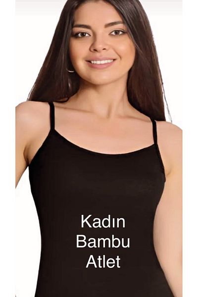 İki Yıldız Bamboo Rope Strap Tank Top 6 Pcs