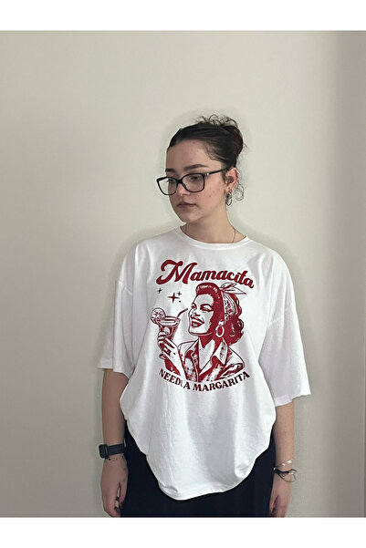 TRENDPUNKY - تي شيرت مطبوع عليه MAMACITA