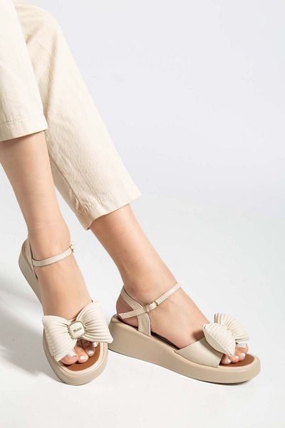 TEKİN SHOES Inflatable Bow Sandals
