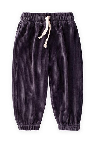 Cigit Pantaloni de jogger din velur colorat afumat de 1-10 ani