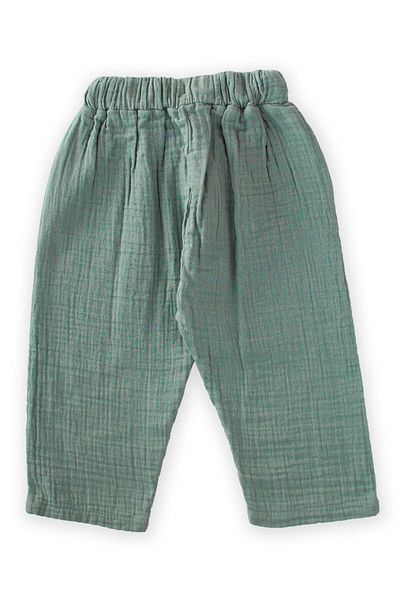 Cigit Muslin Pants 1-7 Years Green