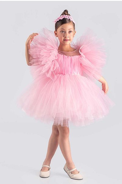 PefyBaby New York Girl's Pink Tutu Evening Dress, Dress, Wedding, Special Occasion, Prom, Graduation