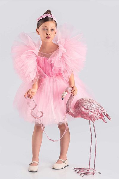 PefyBaby New York Girl's Pink Tutu Evening Dress, Dress, Wedding, Special Occasion, Prom, Graduation