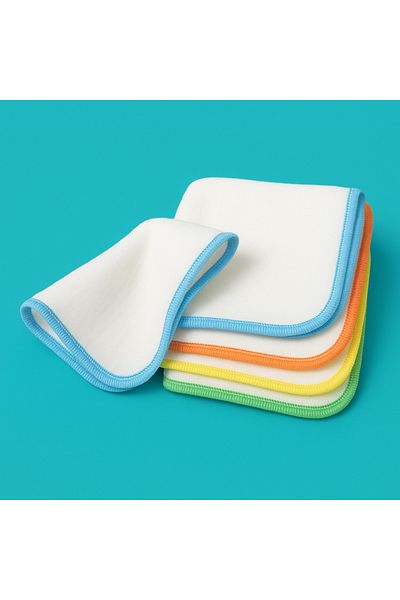 HENESSA TEKSTİL 20 Cotton Baby Boy Mouth Wipes (Back, Face and Sweat) 20×20