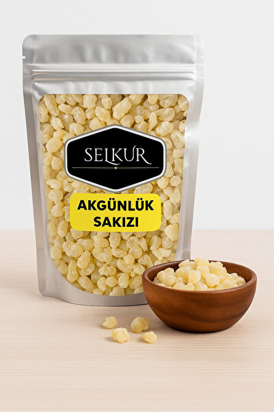 SELKUR Ak Günlük Sakızı 200gr(SIĞLA AĞACI REÇİNE GÜNLÜK BİTKİSİ %100 DOĞAL)