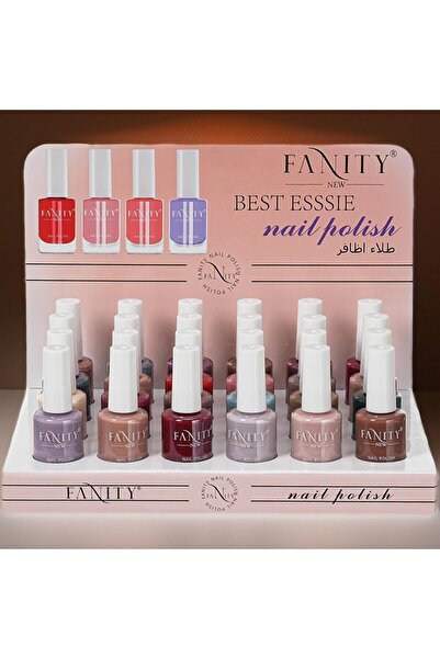fanity طقم طلاء اظافر يحتوي على 24 قطعة متعددة الألوان