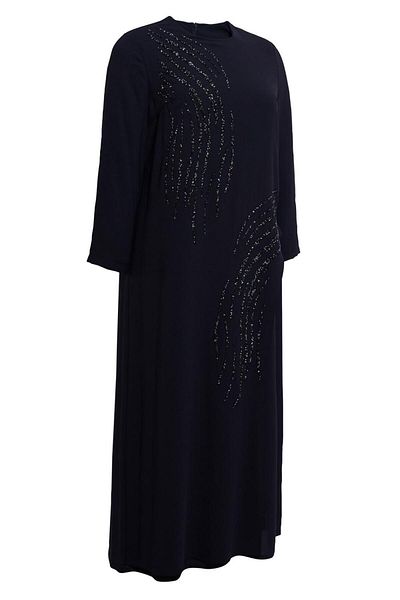 Alvina Φόρεμα Plus Size με Πέτρινη Λεπτομέρεια 20505