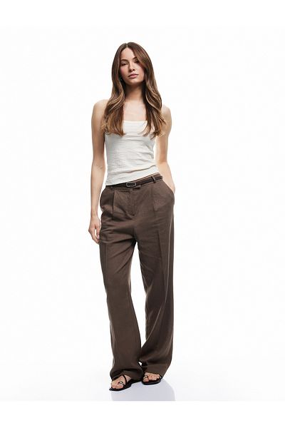 Koton Cotton Textured Thin Strap Undershirt