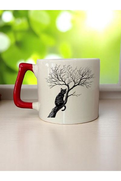 lili hediyelik Mug - Beige - Ceramic
