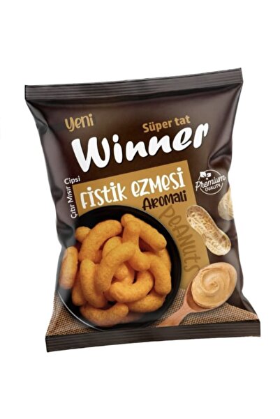 WINNER Vegan Ve Gluten-reduced Fıstık Ezmesi Aromalı Mısır Cips 48gr