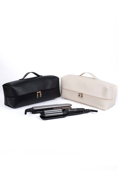 lizy's Airwrap Krem Şekillendirici Çanta Makyaj Kozmetik Seyahat Saç Düzleştirici