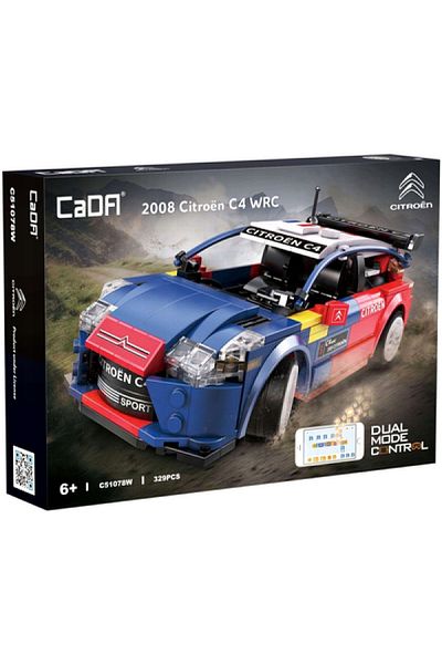 cada Citroen C4 Wrc Car with Remote Control Citroen C4 Wrc Racing Car Building Blocks Toys Set C5