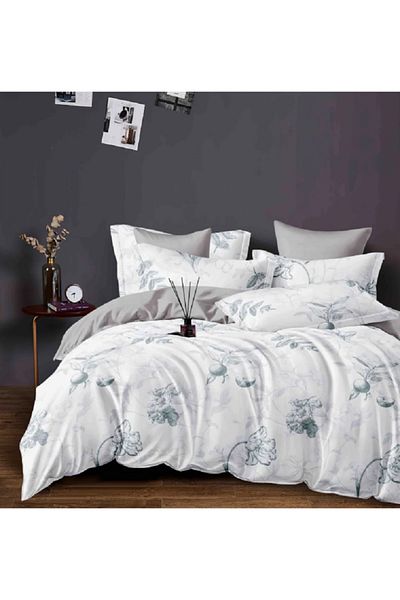 JOJO Elegant Linen Set for Double Bed Made of Fine Cotton, consisting of 6 pieces, 230x250cm