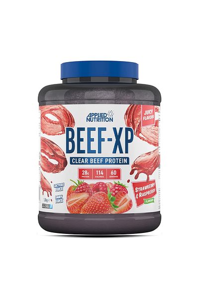 applied nutrition Beef-xp Clear Hydrolysed Beef Protein Isolate, Strawberry & Raspberry, 1.8 Kg