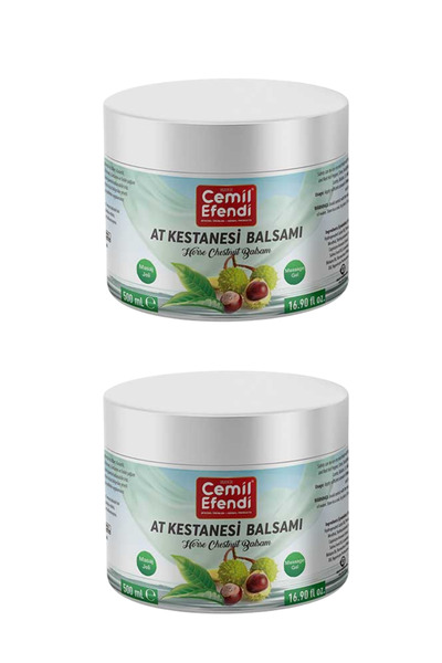 Cemilefendi At Kestanesi Balsamı 1000 ml Krem Masaj Jeli Bakım 2x500ml