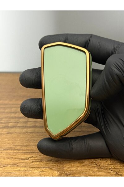 Luxe Aksesuarr Volkswagen-skoda-seat 2021-2023 Husa de protectie pentru chei din silicon cu 3 butoane Smart Culoare verde