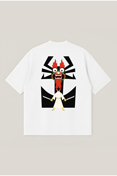 Moon Dancer Μπλουζάκι Samurai Jack Unisex από 100% οργανικό βαμβάκι με χοντρή...