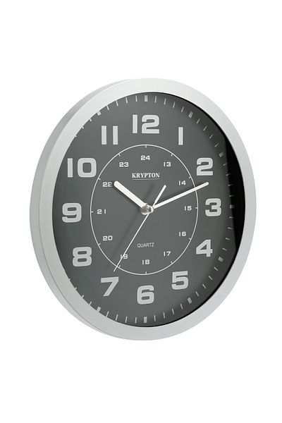 KRYPTON Round Decorative Wall Clock | Easy To Read Dial | Modern Look For Any Room