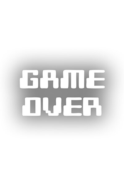 Reysa Tasarım ملصق سيارة جيم أوفر مقاس 17x17 سم أزرق