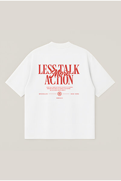 Moon Dancer Μπλουζάκι Less Talk Unisex από 100% οργανικό βαμβάκι με χοντρή υφ...