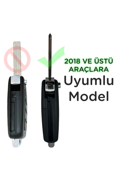 Luxe Aksesuarr Pentru Hyundai I20 Bayon - Accent-sonata 2019-2024 Carcasa de protectie cheie din silicon compatibila cu 3 butoane Culoare gri