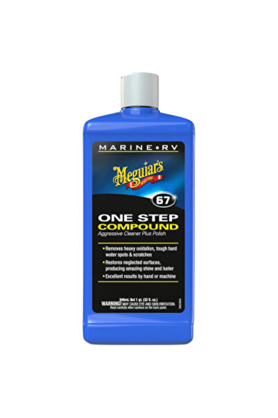 Meguiars Meguiar's M67 Soluție de lustruit pentru bărci într-un singur pas, 945 ml