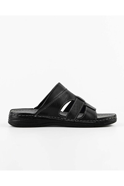 Tigerline Ανδρικά σανδάλια - Μαύρα - Κατασκευή με άνετη στήριξη Κομψό σχέδιο Μαλακή σόλα Κατάλληλη για καθημερινή χρήση