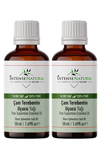 İntense Natural زيت الصنوبر التربنتين العطري 50 مل × 2 زيت تربنتين الصنوبر ال...