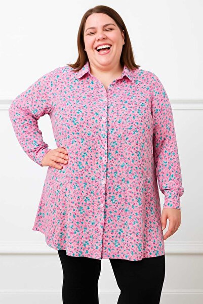 MODA Women's Plus Size Shirt Tunic