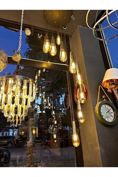 Beyaz Aydınlatma Galeri Boşlugu Sarkıt Avize