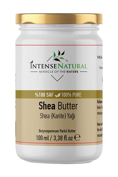 İntense Natural 100 مل زبدة الشيا - زيت الشيا النقي والطبيعي 100%، معصور على البارد