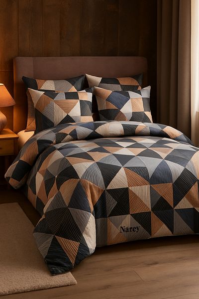 Narev Duvet Cover Set - Luxurious Look, Premium Quality, Decorative Elegance